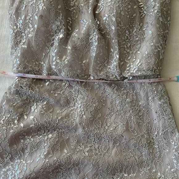 After Six Bridesmaid Maxi Dress Gown 6786 Oyster 0 - Picture 10 of 11